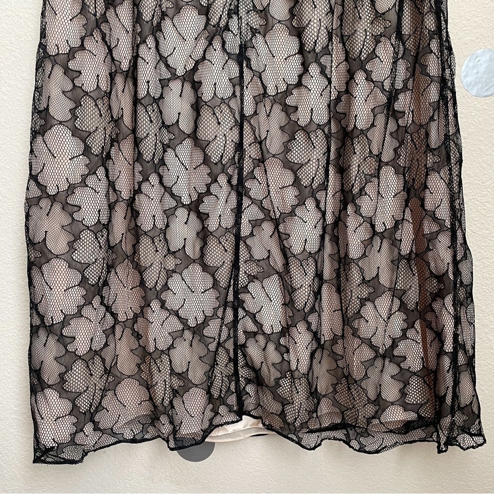 Carmen Marc Volvo A-Line Clover Lace Sleeveless Midi Dress - Picture 5 of 10